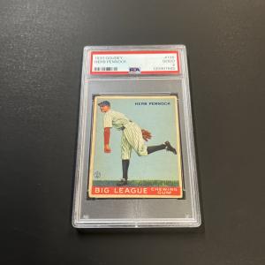 1933 Goudey Herb Pennock New York Yankees Card