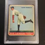 1933 Goudey Herb Pennock New York Yankees Card