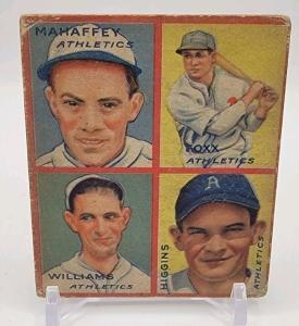 1935 Goudey Jimmie Foxx 4-in-1 Sports Card