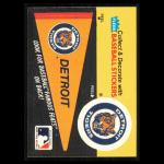 Bill Klem 1986 Fleer Star Sticker Baseball Card