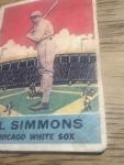 1933 DeLong Al Simmons Baseball Card
