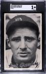 1936 Goudey R314 Hank Greenberg Sports Card
