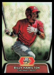 2012 Bowman Platinum Billy Hamilton Cincinnati Reds Card