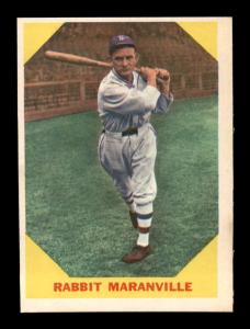 1960 Fleer Rabbit Maranville #21 Card