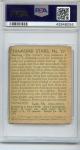 1934-36 Diamond Stars Pie Traynor #27 PSA 4
