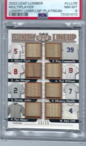 Awesome GU Bat Card: Ott, Jeter, Pujols & More