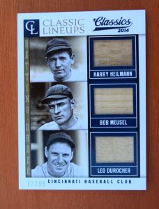 2014 Panini Classics Triple Bat Jersey Relic