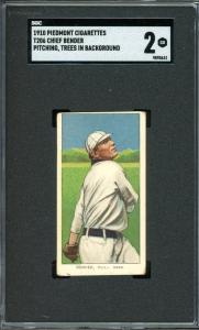 1909-11 T206 Chief Bender Philadelphia A's Card