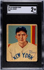 Bill Dickey 1934 Diamond Stars #11 Yankees Card