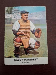 1961 Golden Press Hall of Fame Gabby Hartnett Card