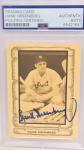 Hank Greenberg Signed 1980 Baseball Card - Tigers