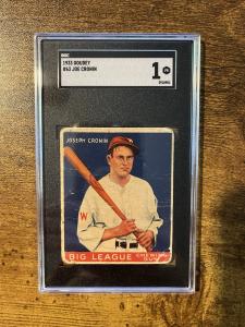 1933 Goudey Joe Cronin Baseball Card #63