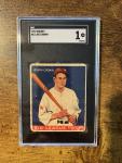 1933 Goudey Joe Cronin Baseball Card #63