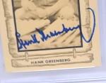Hank Greenberg Signed 1980 Baseball Card - Tigers