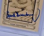 Hank Greenberg Signed 1980 Baseball Card - Tigers