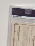 Hank Greenberg Signed 1980 Baseball Card - Tigers