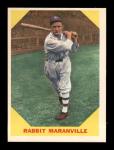 1960 Fleer #21 Rabbit Maranville Baseball Card