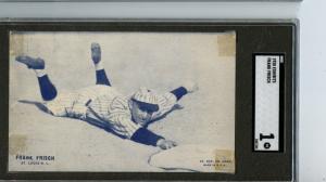 1928 Frankie Frisch St. Louis Cardinals Card SGC 1