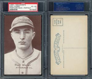 1926-29 Paul Waner Pirates HOF RC Postcard Card
