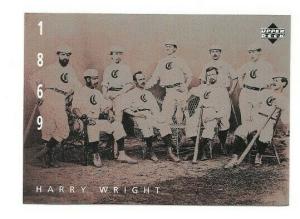 Harry Wright Cincinnati Red Stockings Sports Card