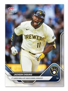Jackson Chourio 2025 MLB Topps NOW Card