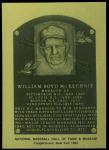 Bill McKechnie 1981-89 Hall of Fame Metallic Card