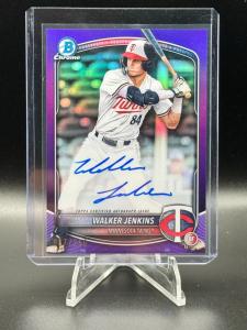 2025 Bowman Walker Jenkins Chrome Auto /250 Twins