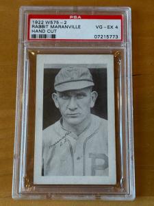 1922 W575-2 Rabbit Maranville HOF Card