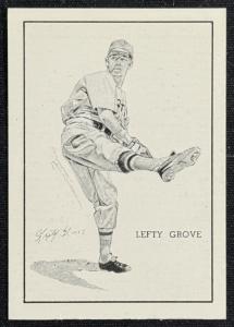 Lefty Grove 1950 Callahan Hall of Fame Card