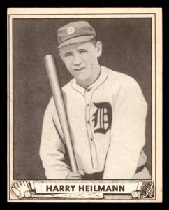 1940 Play Ball Baseball Card #171 Harry Heilmann