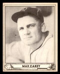 1940 Play Ball Baseball Card #178 Max Carey