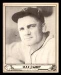 1940 Play Ball Baseball Card #178 Max Carey