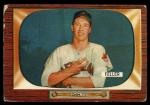1955 Bowman #134 Bob Feller Indians Card