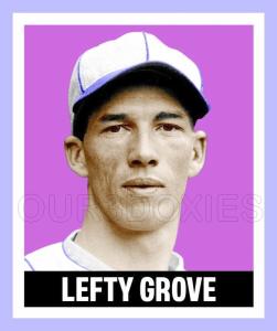 Lefty Grove Baseball Card - Philadelphia Athletics