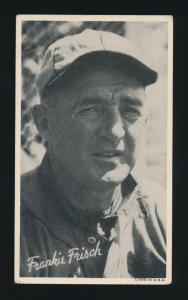 1936 Goudey Frankie Frisch St. Louis Cardinals Card