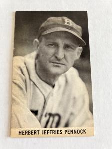 1961 Herbert Pennock Wrigley Field Exhibit Card