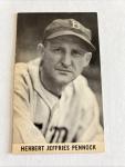 1961 Herbert Pennock Wrigley Field Exhibit Card