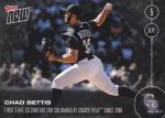 2016 Topps NOW Chad Bettis Rockies vs Giants