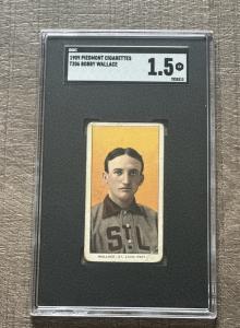 1909-11 T206 Bobby Wallace HOF Piedmont 150