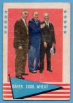 1961 Fleer Ty Cobb Frank Baker Zack Wheat Card