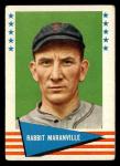 1961 Fleer Rabbit Maranville Baseball Card #124