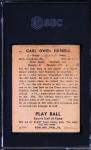 1941 Play Ball Carl Hubbell #6 Sports Card