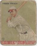 Frank Frisch 1933 Goudey Rookie Card #49