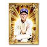 Herb Pennock Signed Golden Icon Art Card