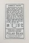 1911 Mordecai Brown T205 Gold Border Card