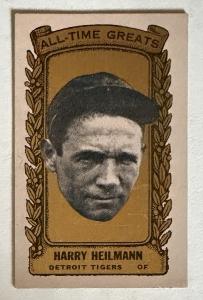 1963 Bazooka Harry Heilmann Baseball Card #2