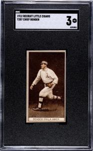 1912 T207 Chief Bender Little Cigars Card