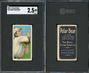 1909-11 T206 Frank Baker Philadelphia A's Card