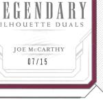 Joe McCarthy Eddie Sawyer 2019 Dual Relic Card