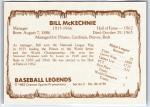 1982 Cramer Baseball Legends Bill McKechnie Card